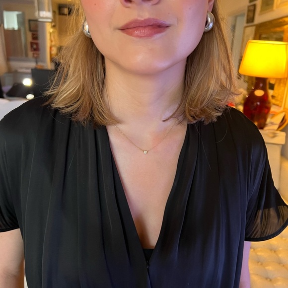 Monet Vintage Silver Tone Huggies Pierced Earrings Jewelry Classic Everyday - Picture 10 of 10